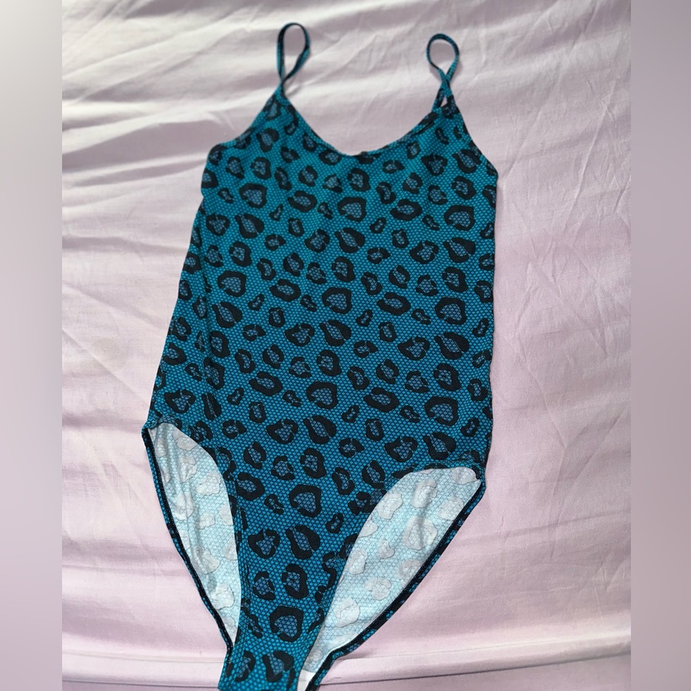 Ethika Teal and Black Leopard Print Apparel
